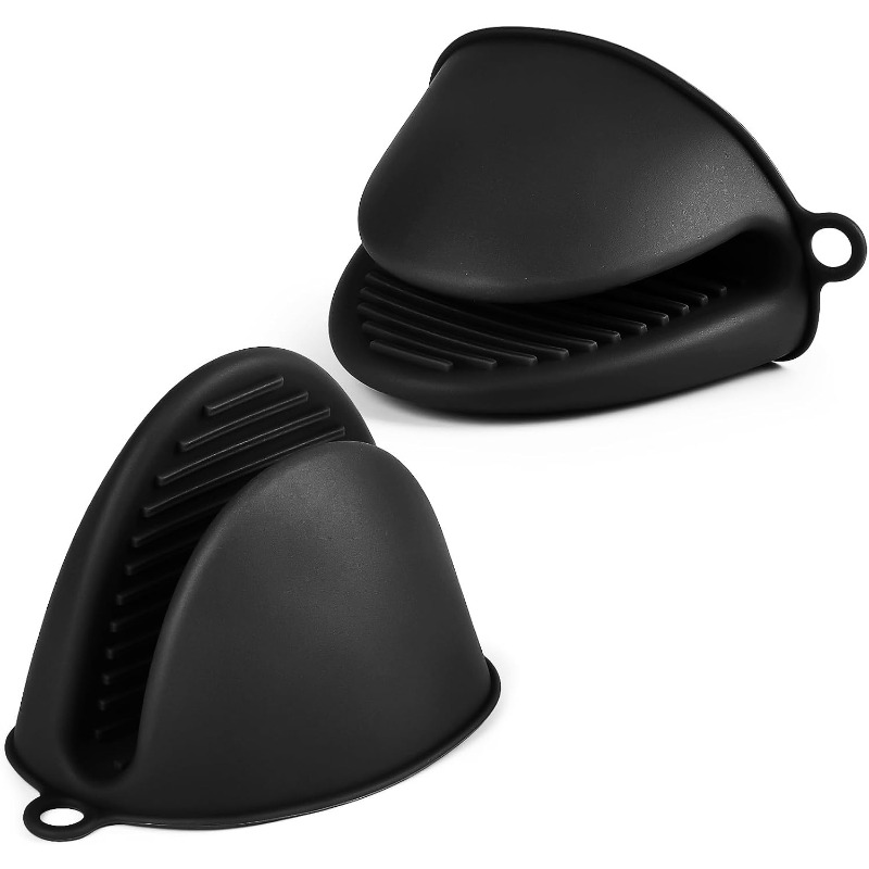 Oven Mitt Silicone - 1 Pair Silicone Anti-heat Gloves for