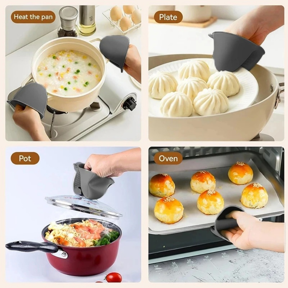 Silicone Anti-heat Gloves 2pcs - đánh giá và giá Oven Mitt Silicone