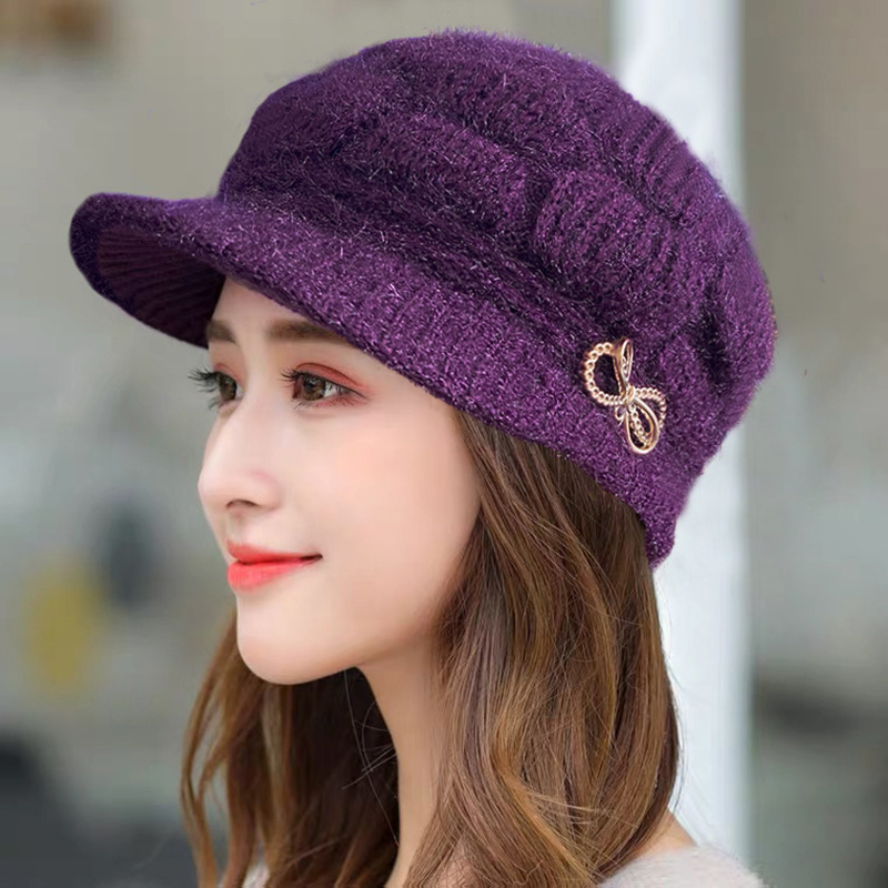 Winter Warm Hat Knitted Hat Ca - đánh giá và giá Wool Glove Lined