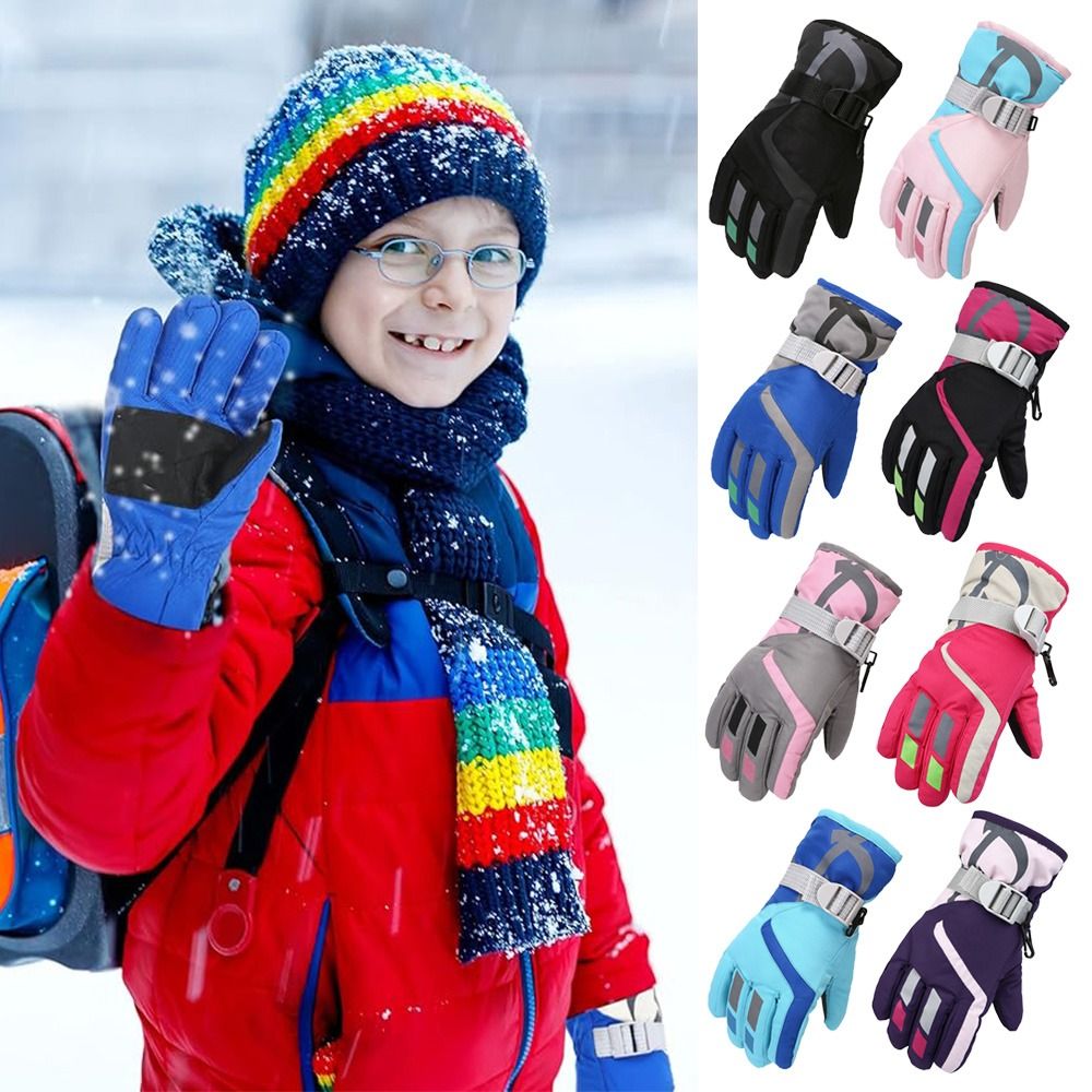 Cute Windproof Children Ski Gl - đánh giá và giá Ski Glove Waterproof